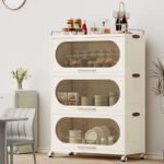 Multi-functiona with Drawers Flexible Plastic Rack