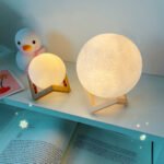 Rechargeable LED 3D Moon Lamp - Image 4