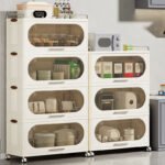 Multi-functiona with Drawers Flexible Plastic Rack - Image 3