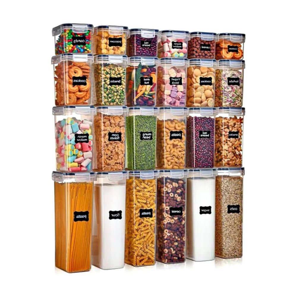 Hf9a8da24df64482ab3503bf0656116db5 24 Pack Set Airtight Kitchen Organizers - Image 1